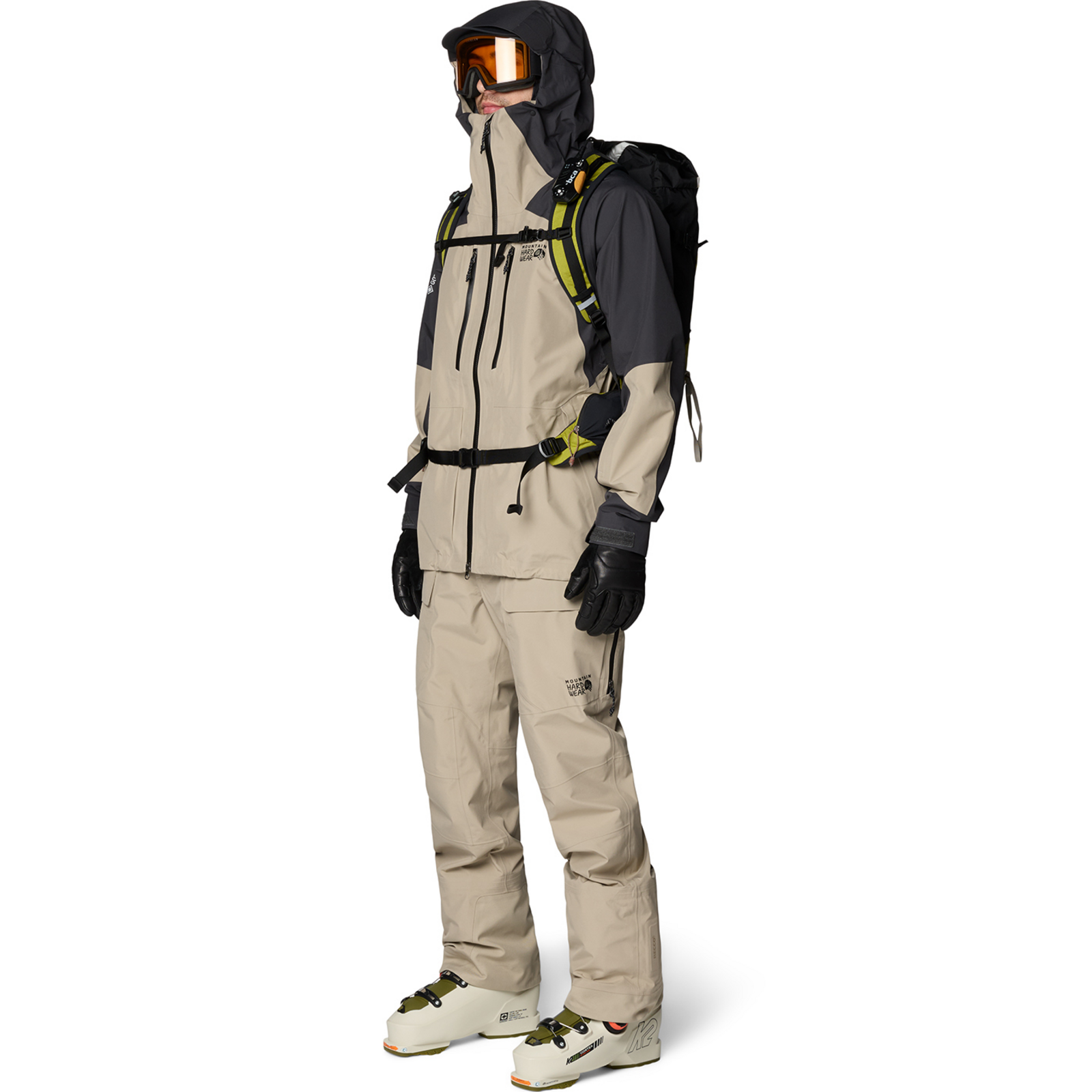 Mountain Hardwear M Boundary Ridge™ GORE-TEX Bib in BEIGE