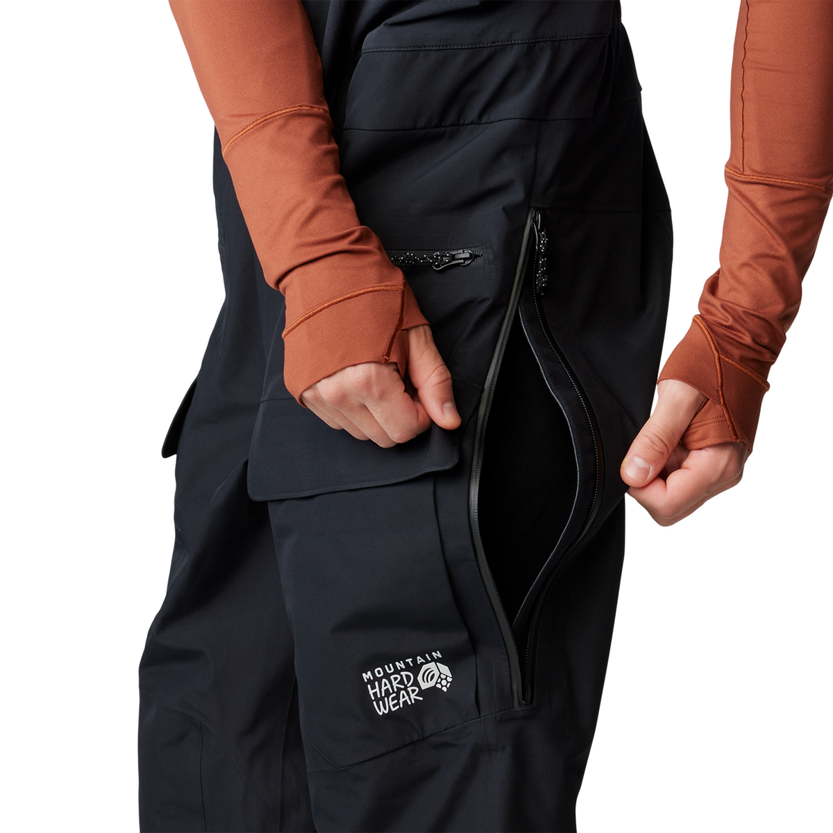 Mountain Hardwear M Boundary Ridge™ GORE-TEX Bib in SCHWARZ