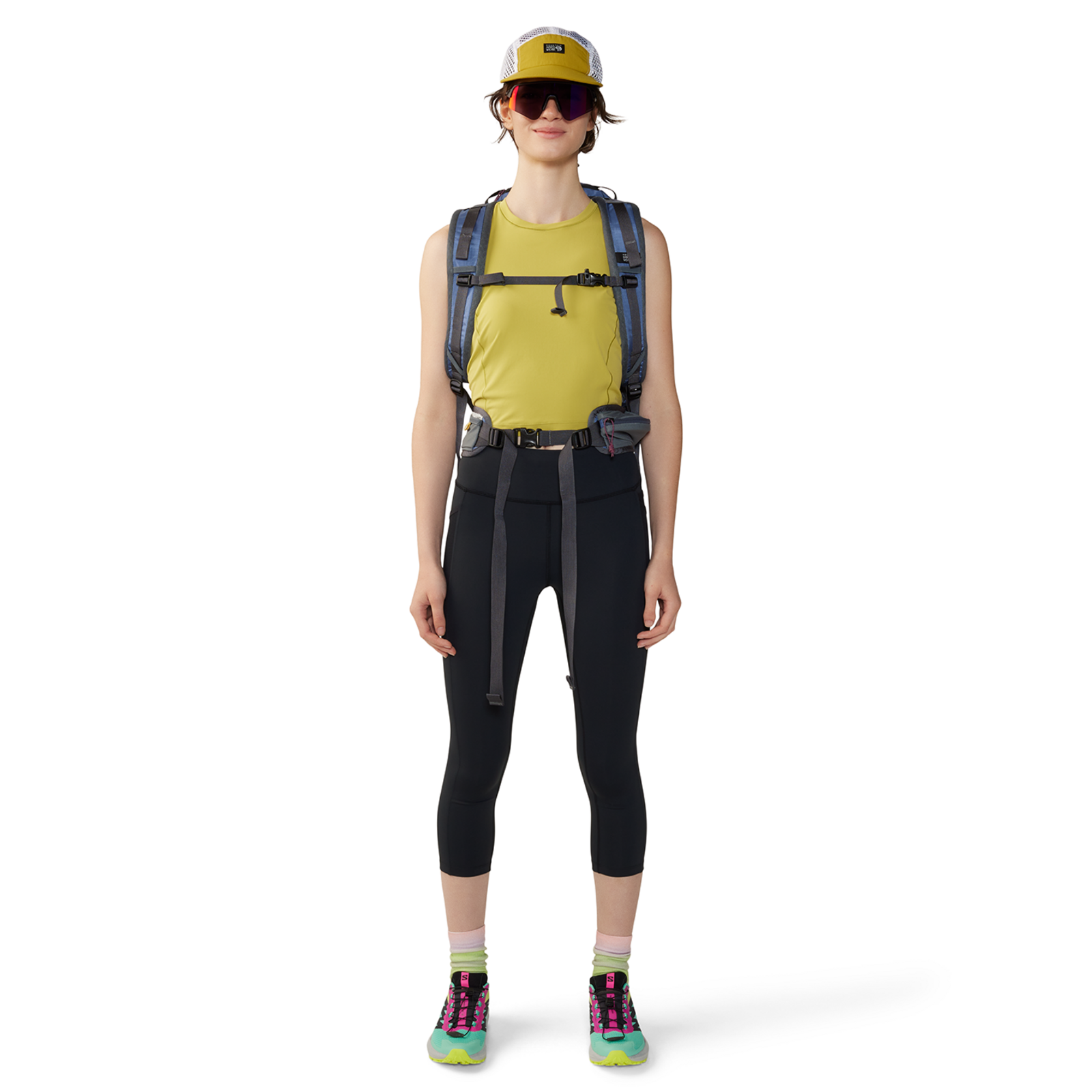 Mountain Hardwear W Yuba Trail™ Crop in SCHWARZ