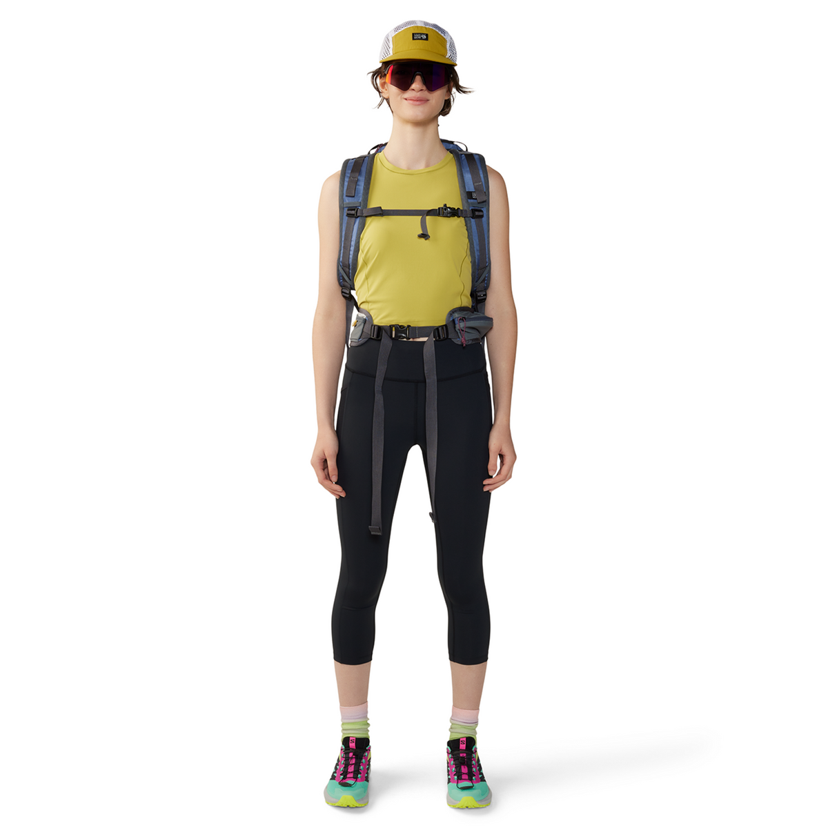 Mountain Hardwear W Yuba Trail™ Crop in SCHWARZ
