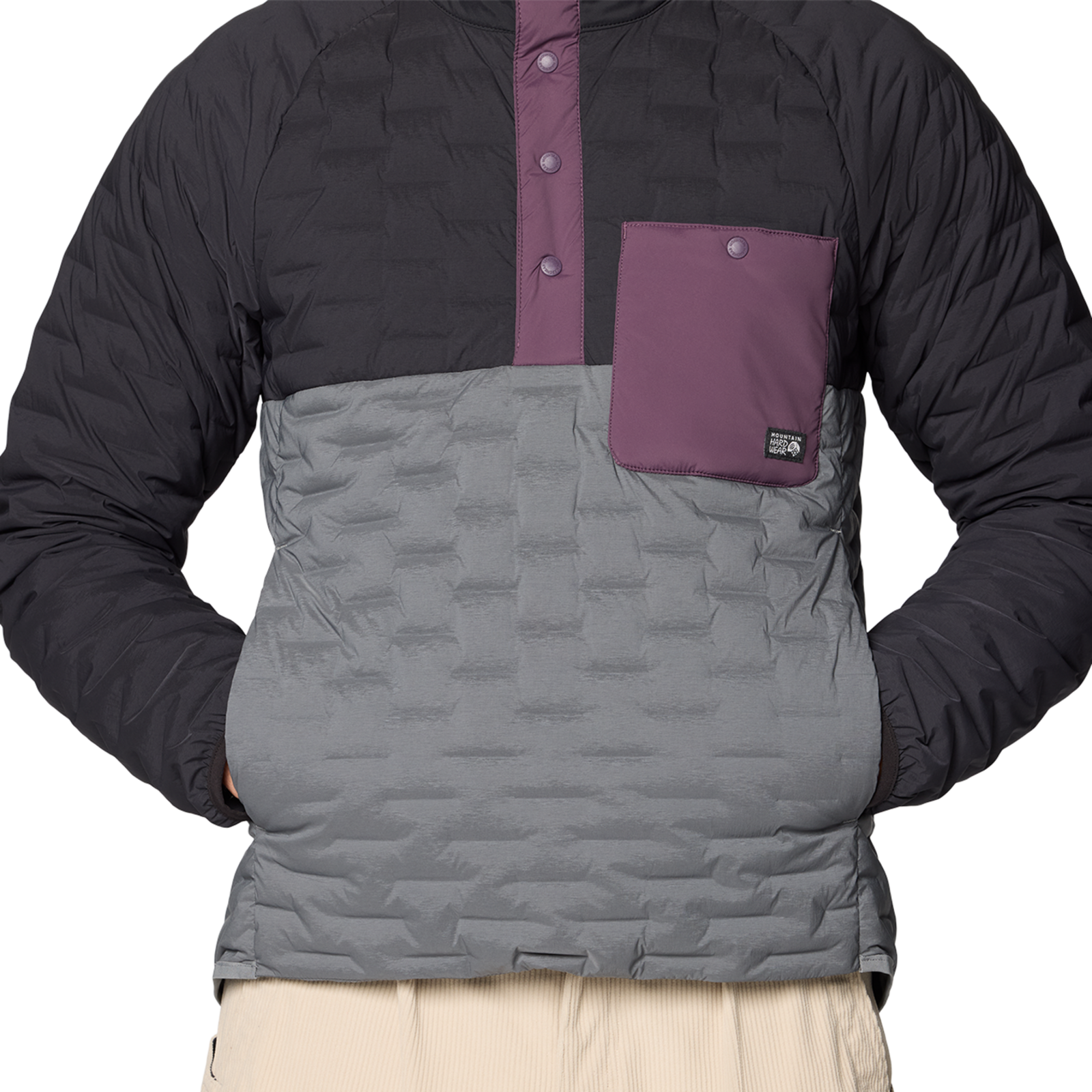 Mountain Hardwear M Stretchdown™ Light Snap Neck in MEHRFARBIG