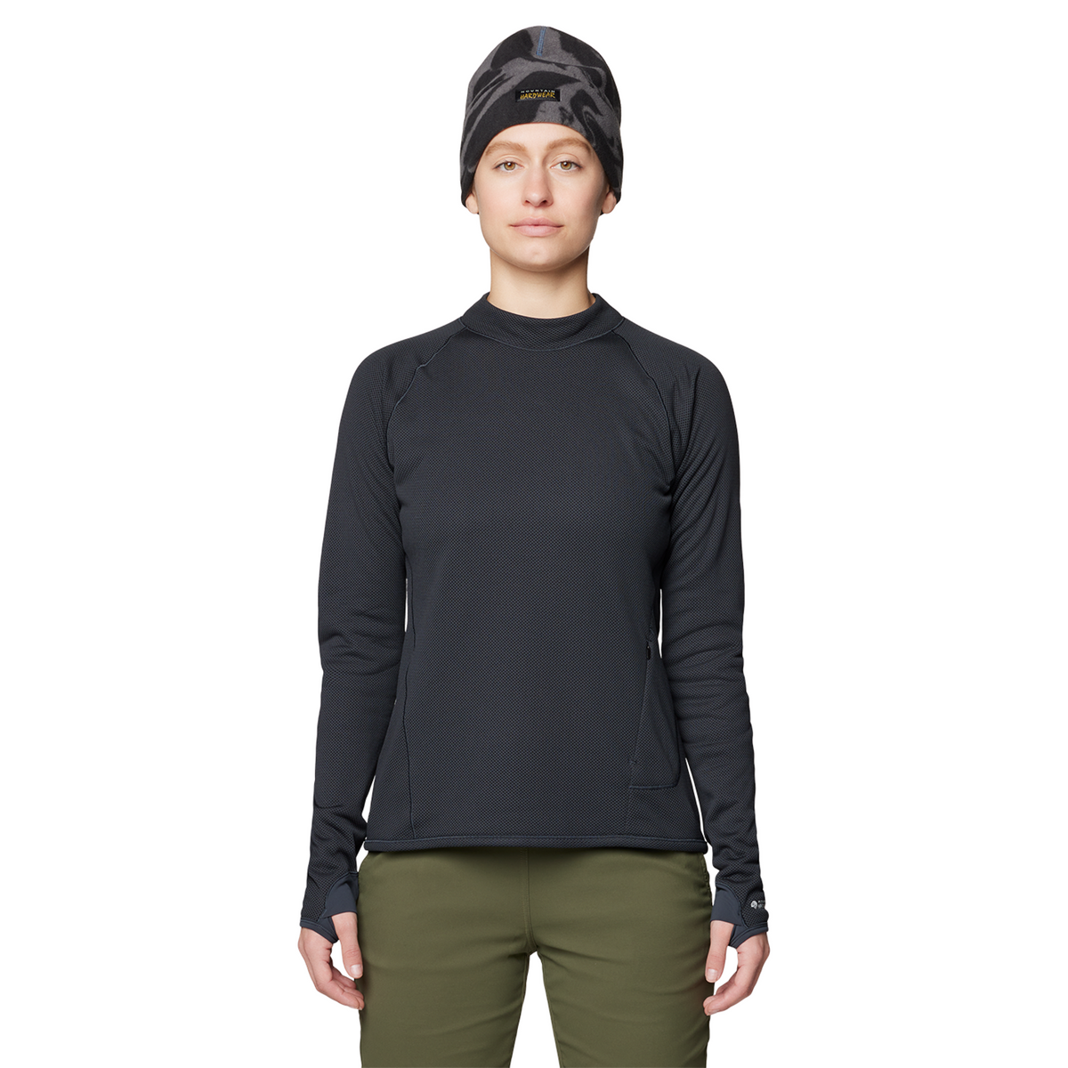 Mountain Hardwear W Airmesh™ Long Sleeve in SCHWARZ