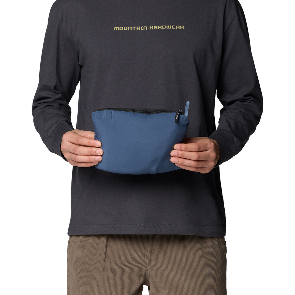 Mountain Hardwear M Stretchdown™ Light Hooded Jacket in BLAU