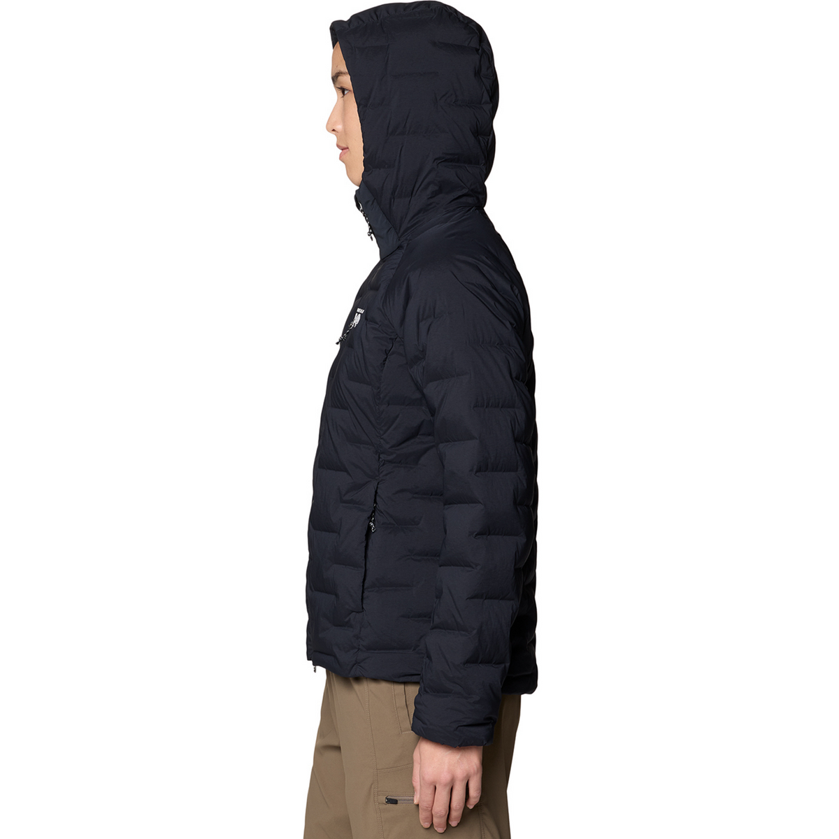 Mountain Hardwear W Stretchdown™ Hooded Jacket in SCHWARZ