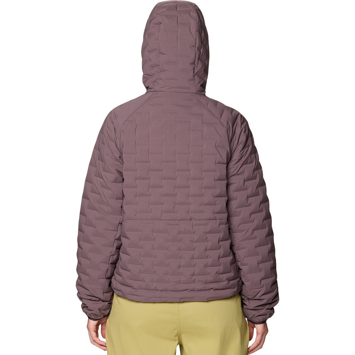Mountain Hardwear W Stretchdown™ Light Hooded Jacket in BRAUN