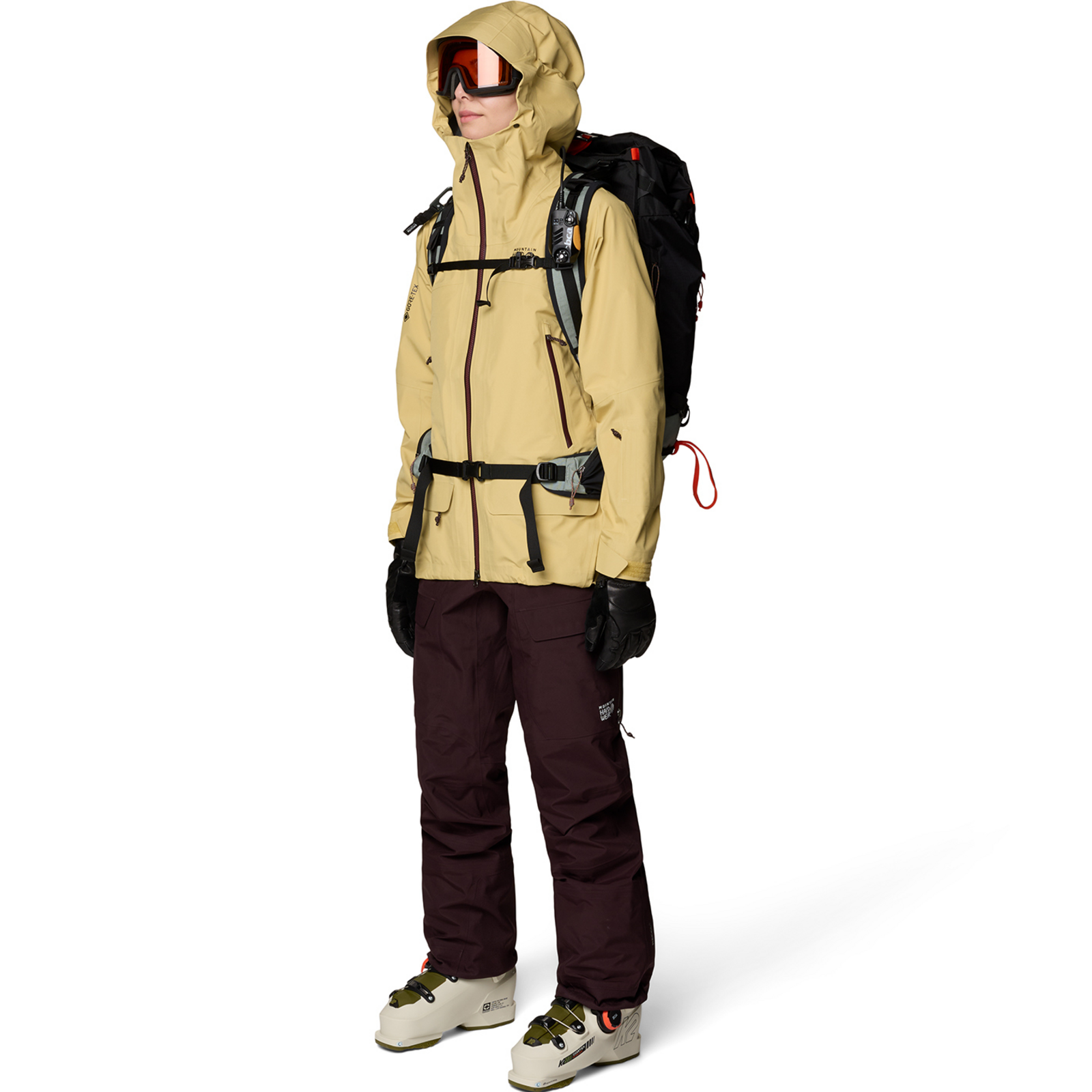 Mountain Hardwear W Boundary Ridge™ GORE-TEX Bib in BRAUN