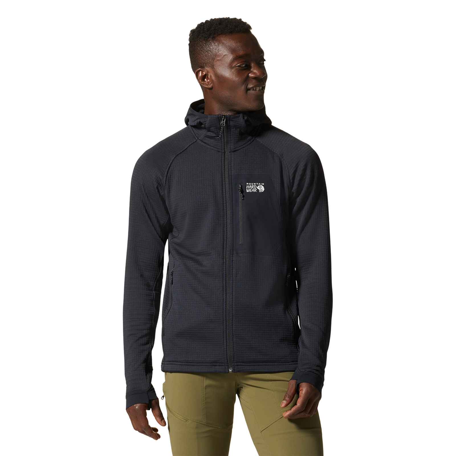 Mountain Hardwear M Polartec® Power Grid™ Full Zip Hoody in
