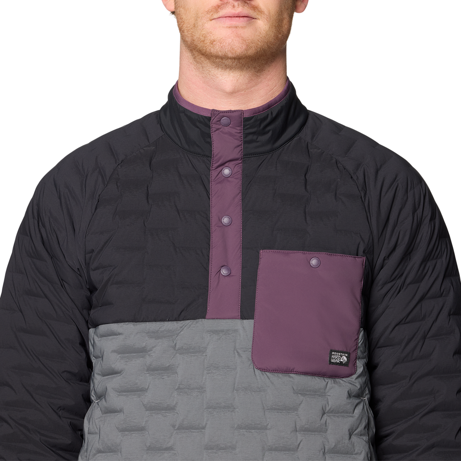 Mountain Hardwear M Stretchdown™ Light Snap Neck in MEHRFARBIG