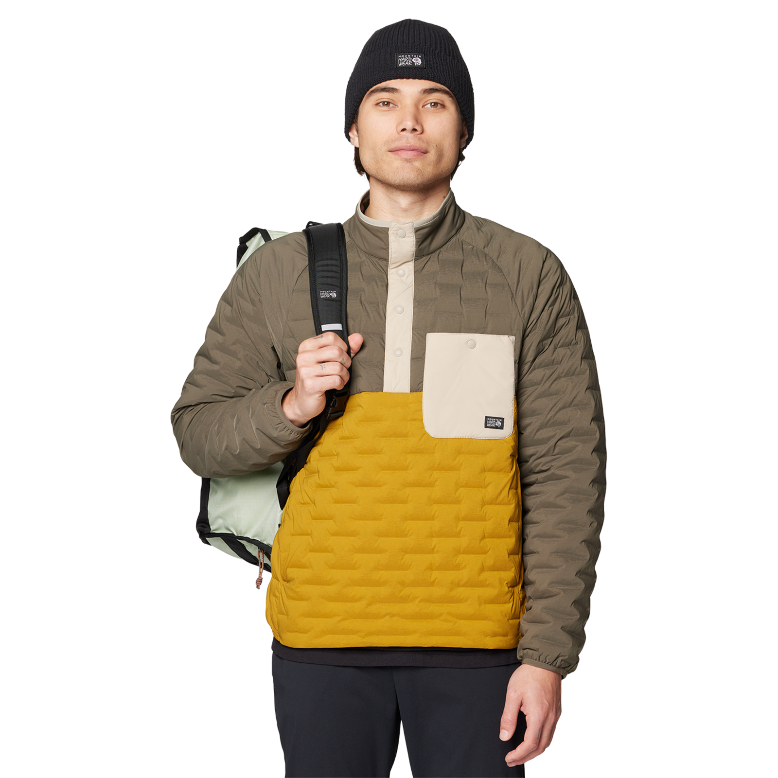 Mountain Hardwear M Stretchdown™ Light Snap Neck in MEHRFARBIG
